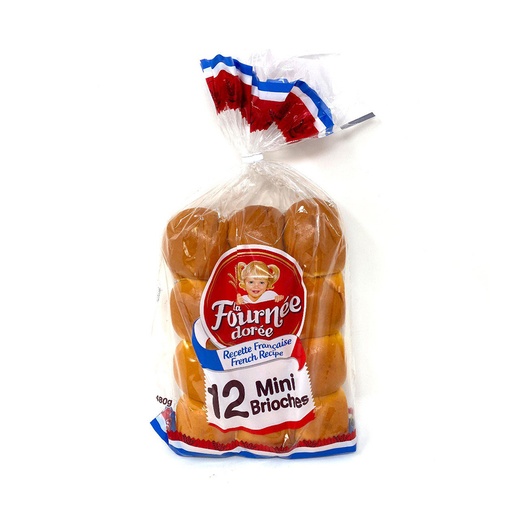 [192752] La Fournee Mini Brioche Sliders 480G