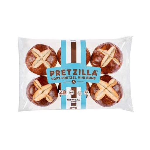 [179719] Pretzilla Mini Buns 6Pc