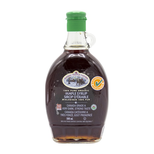 [44880] Shady Maple Farms Organic Maple Syrup #2 375Ml