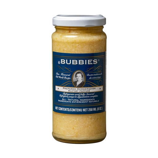 [45217] BUBBIE'S PREPARED HORSERADISH