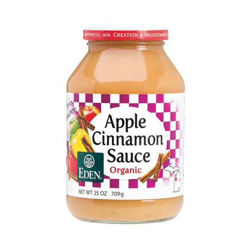 [45525] EDEN ORGANIC CINNAMON APPLE SAUCE 709G