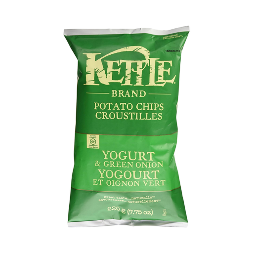 [385461] Kettle Yogurt & Green Onion Potato Chips 198G