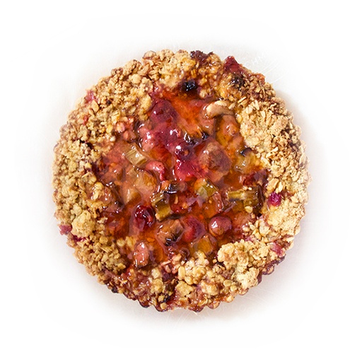 [63696] Bakerberry Strawberry Rhubarb Pie 7"
