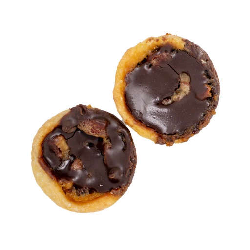 [64145] Bakerberry's Belgian Chocolate Pecan Butter Tart Mini 1ea