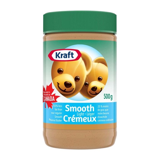 [46015] Kraft Light Peanut Butter Smooth 500G