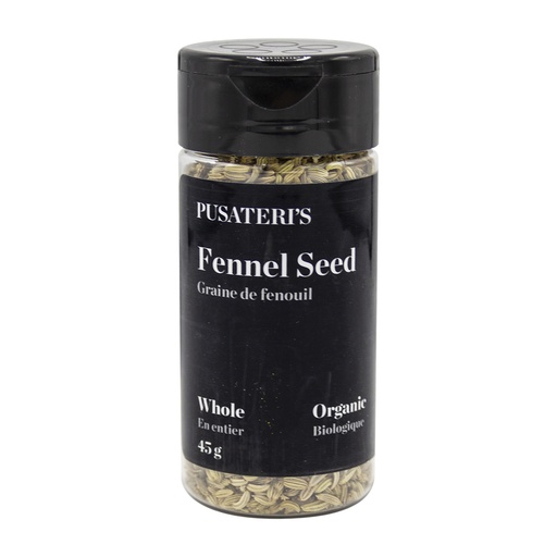 [46021] Pusateri's Organic Fennel Seed Whole 45g
