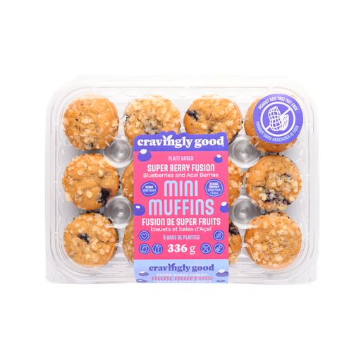 [335639] Cravingly Good Super Berry Mini Muffins 336G