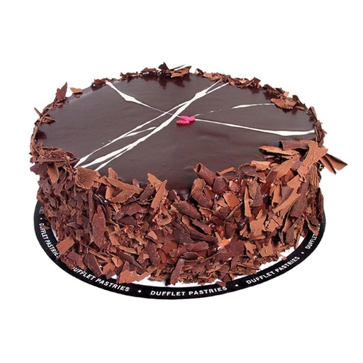 [63753] Dufflet Chocolate Raspberry Truffle 6 Inch 1ea