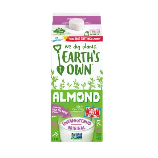[44359] Earth's Own Almond Unsweetened 1.89L
