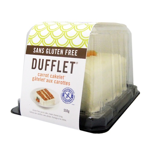 [65465] Dufflet Gluten-Free Carrot Cakelet 1ea