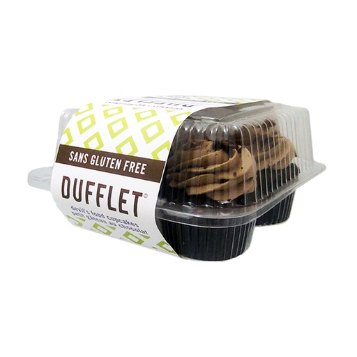 [65166] Dufflet Gluten-Free Devil's Food Cupcake 1ea