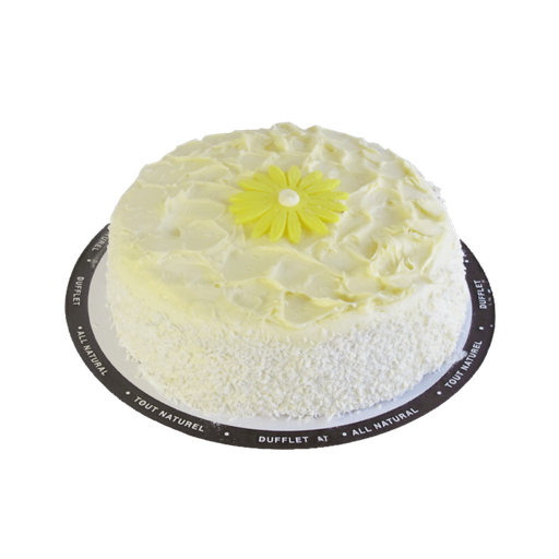 [319211] Dufflet Lemon Coconut Cake 8"