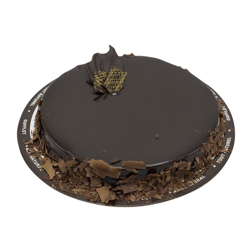 [64175] Dufflet Single Layer Flourless Chocolate Cake Large 1ea