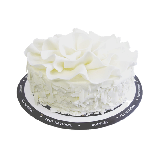 [349025] Dufflet White Chocolate Mousse 8"