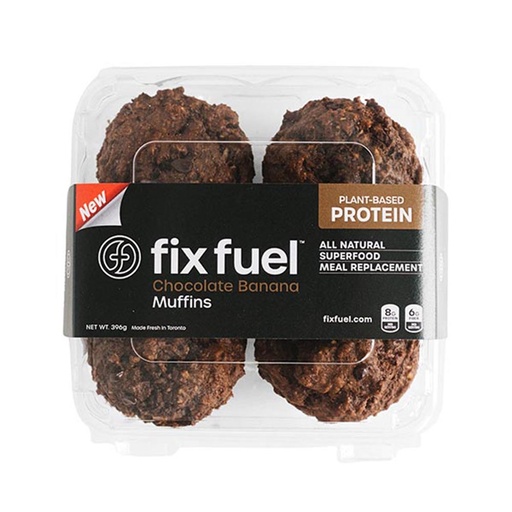 [231885] Fix Fuel Chocolate Banana Protein Muffins 396G