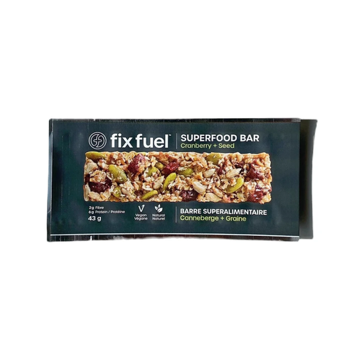 [401476] Fix Fuel Cranberry Seed Superfood Bar  516G