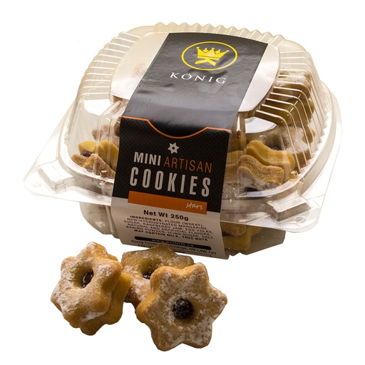 [118899] Konig Fruit Cookies Star 250G