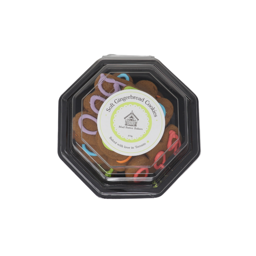 [63522] Mad Batter Bakers Black Box Gingerbread Cookie 1ea