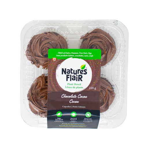 [274899] Nature's Flair Chocolate Cocoa Cupcakes 220G