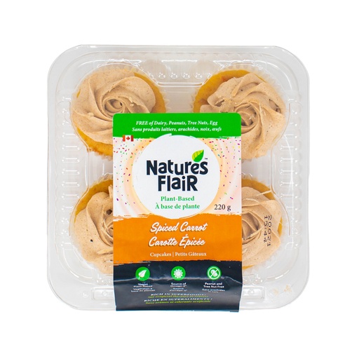 [274900] Nature's Flair Spiced Carrot Cupcakes 220G