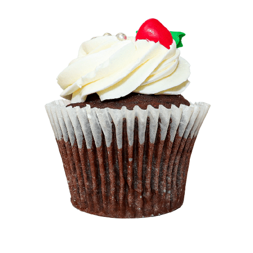 [105130] Phipps Chocolate Holiday Cupcake 1ea