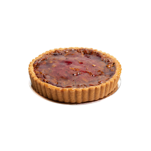 [63857] Phipps Cranberry Pecan Flan 8"