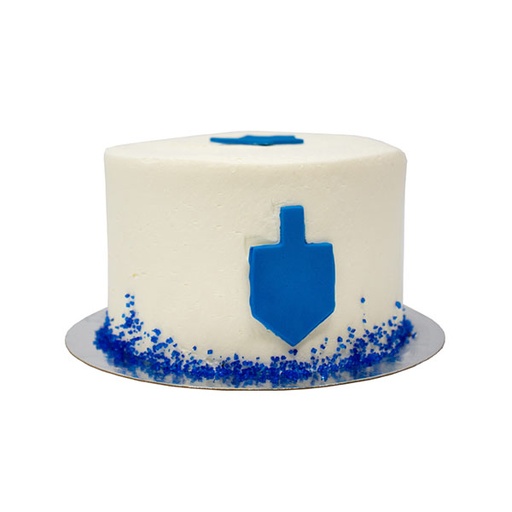 [105124] Phipps Hanukkah Vanilla Cake Medium 1ea