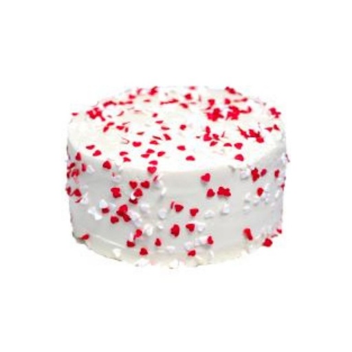 [92213] Phipps Really Vanilly Valentine Cake 8"