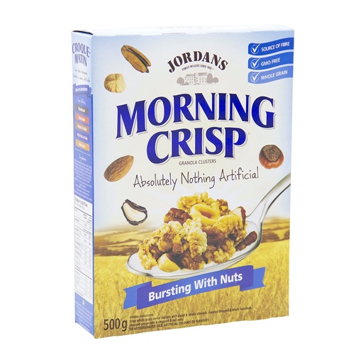[375525] Jordans Morning Crisp Bursting With Nuts Granola Clusters 400G