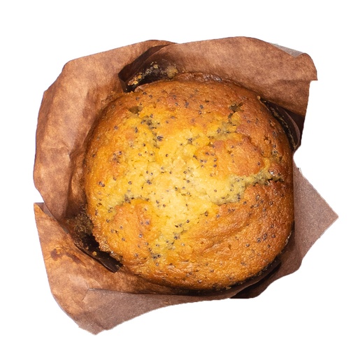 [125129] Pusateri's Sicilian Lemon Poppy Muffin 1ea