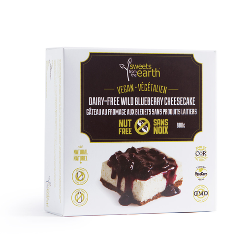[64320] Sweets From The Earth Dairy Free Blueberry Cheesecake 800g