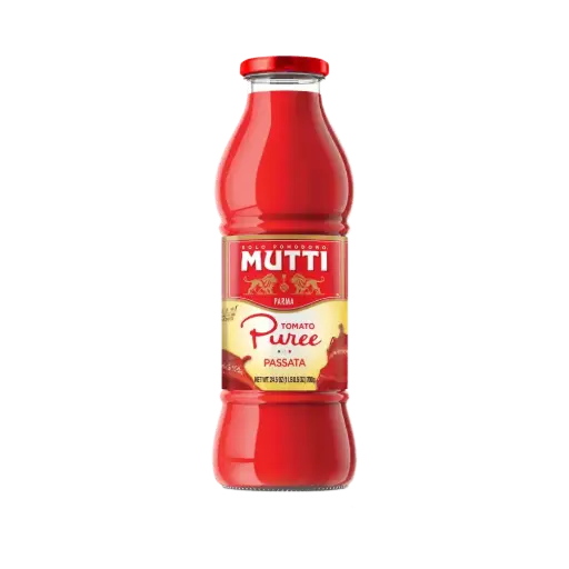 [46305] Mutti Tomato Puree Glass Bottle 700G