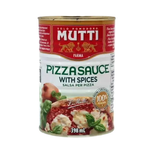 [46308] Mutti Pizza Sauce With Oregano & Basil 398Ml