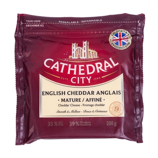 Cathedral City  Mature Cheddar Aged 9 Months 200G