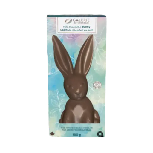 Galerie Au Chocolat Artisan Solid Bunny Milk Chocolate Chocolate 150G