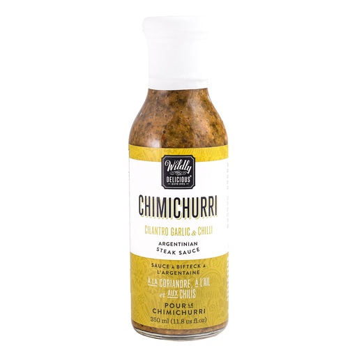 [46767] Wildly Delicious Chimichurri Cilantro Garlic & Chilli Argentinian Steak Sauce 350ml