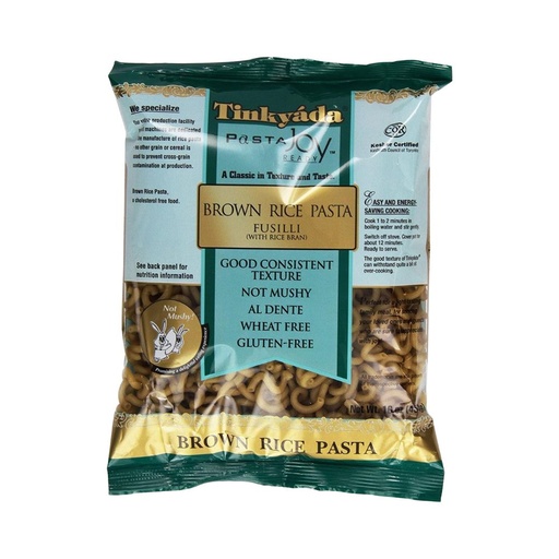 [47019] TINKYADA BRWN RICE FUSILI 454G
