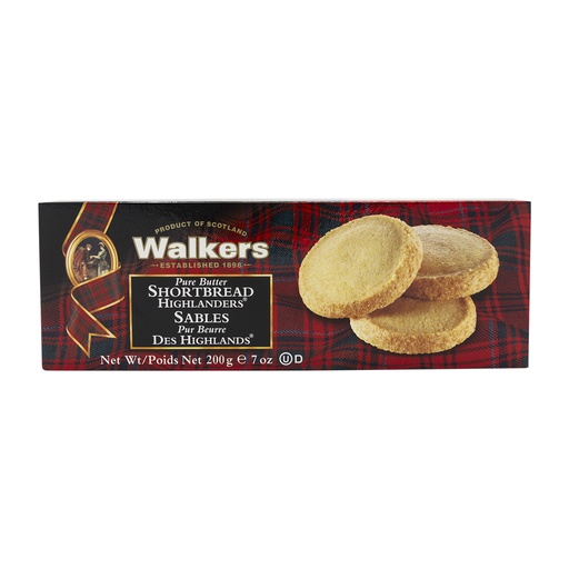 [386682] Walkers Pure Butter Shortbread Highlanders 200G