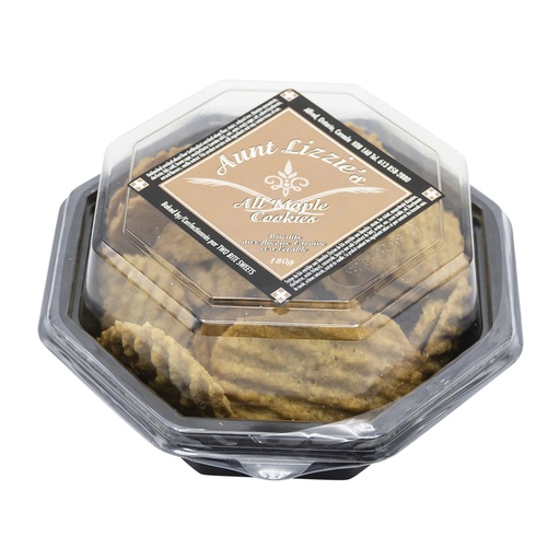 [47674] Aunt Lizzie's All Butter Rolled Oat Maple Cookies 180G