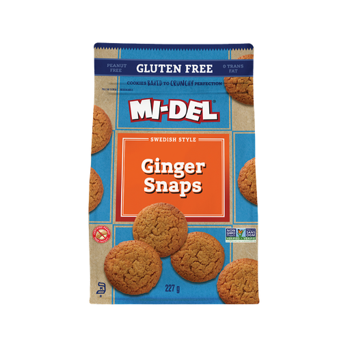 [48344] Midel Wheat Free Ginger Snaps 227g