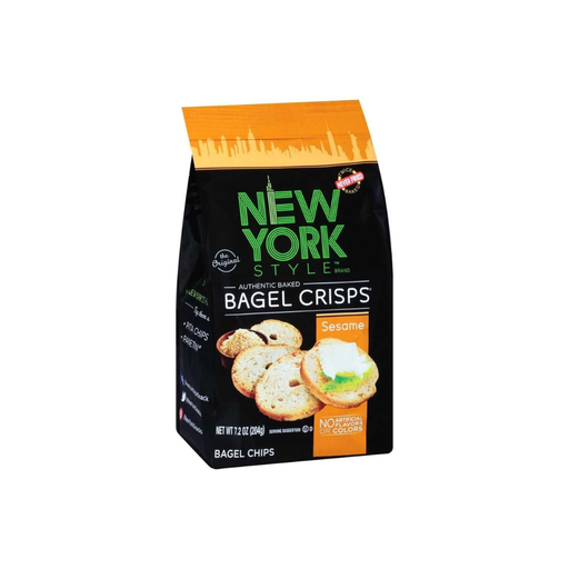 [48398] NEW YORK STYLE SESAME BAGEL CRISPS 204G