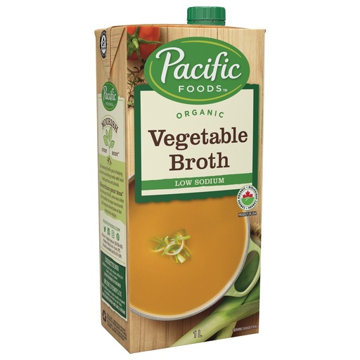 [48428] Pacific Organic Low Sodium Vegetable Broth  1L