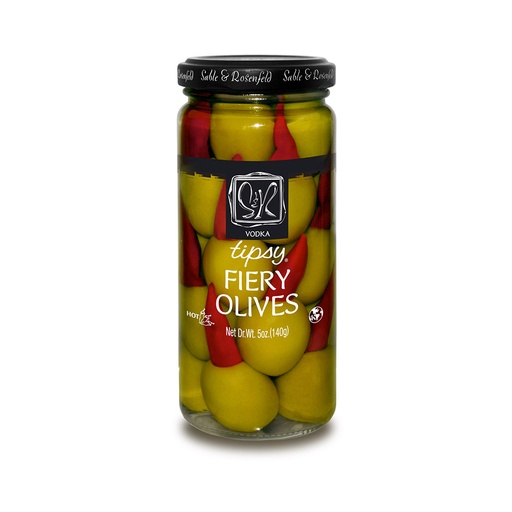 [48581] Sable & Rosenfeld Vodka Fiery Olives 140G