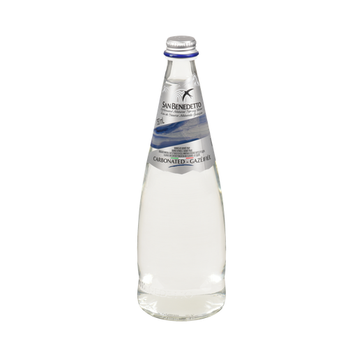 [48592] San Benedetto Sparkling Water Glass Bottle 750Ml