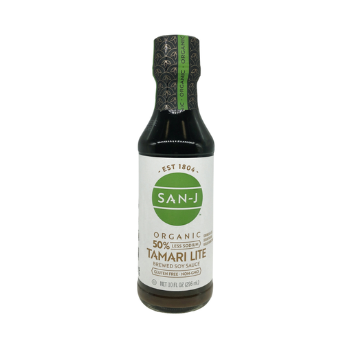 [48596] San-J Tamari 50% Less Sodium Soya Sauce 296Ml