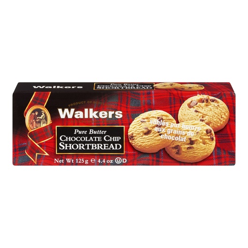 [48871] Walker's Chocolate Chip Shortbread 125G