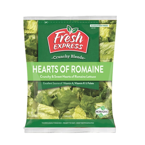 [59745] Chopped Hearts Of Romaine 9oz