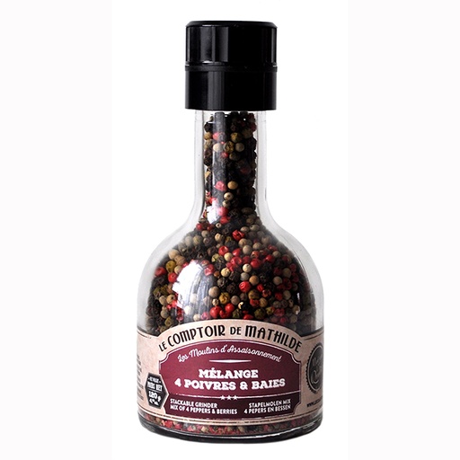 [49041] MILL WITH 4 PEPPERCORNCOMPTOI