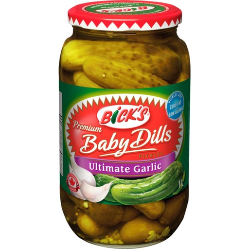 [49151] BICK'S ULTIMATE GARLIC DILL PICKLES 1L