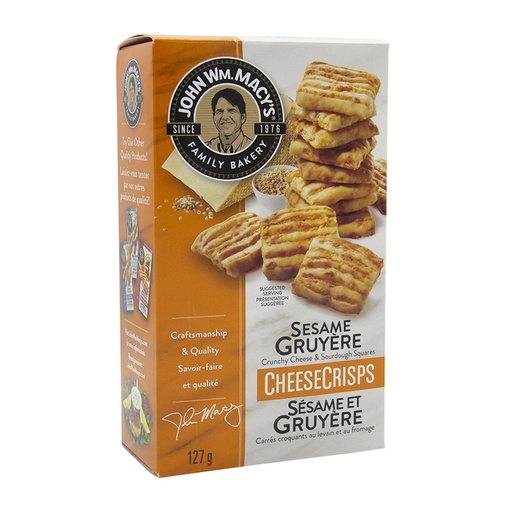 [49256] CHEESE CRISPSSESAME GRUYERE